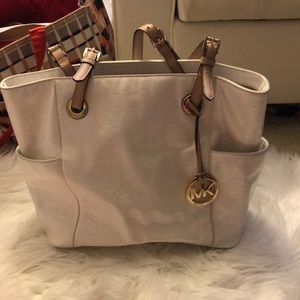 White Michael Kors purse